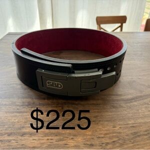 SBD 10mm 2XL Black Leather Belt